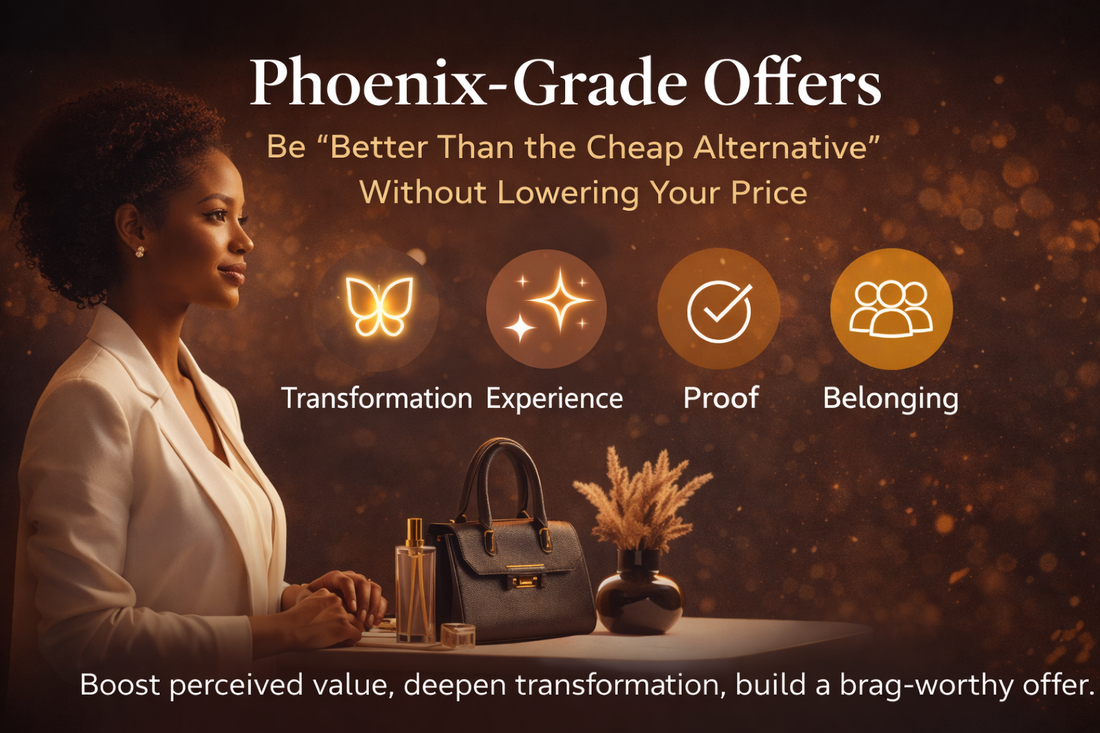 Phoenix-Grade Offers: Be “Better Than the Cheap Alternative” Without Lowering Your Price