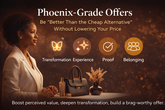 Phoenix-Grade Offers: Be “Better Than the Cheap Alternative” Without Lowering Your Price