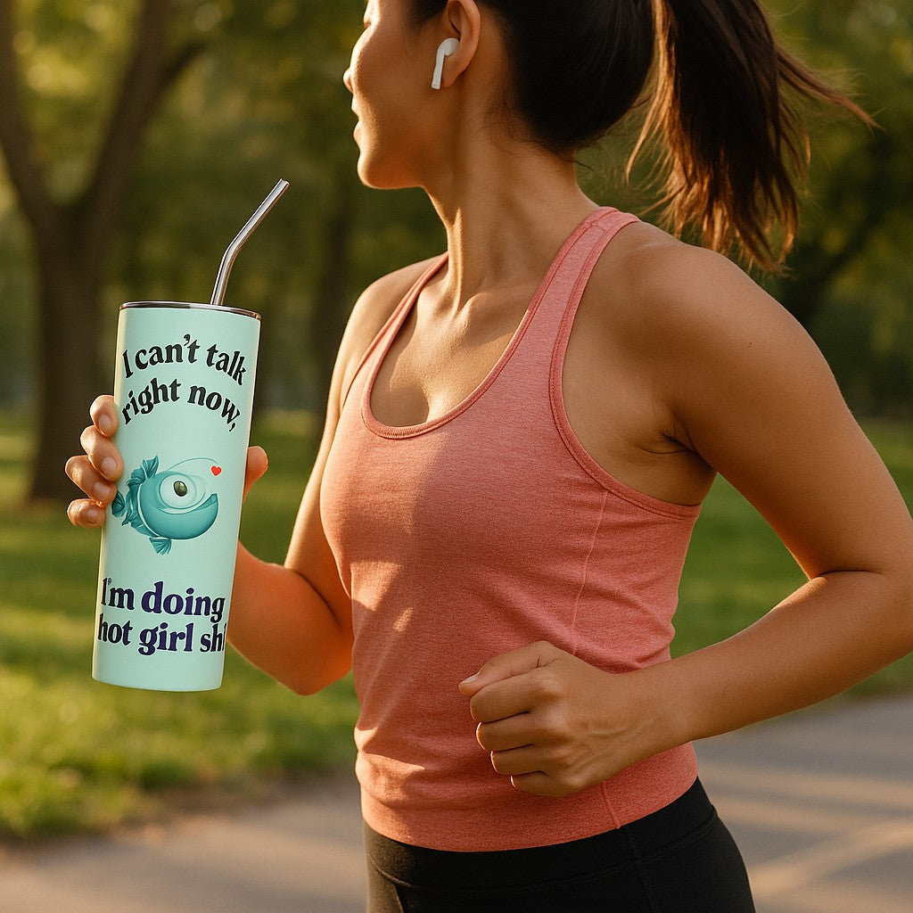 Doin' Hot Girl Shit - Vaso de acero inoxidable