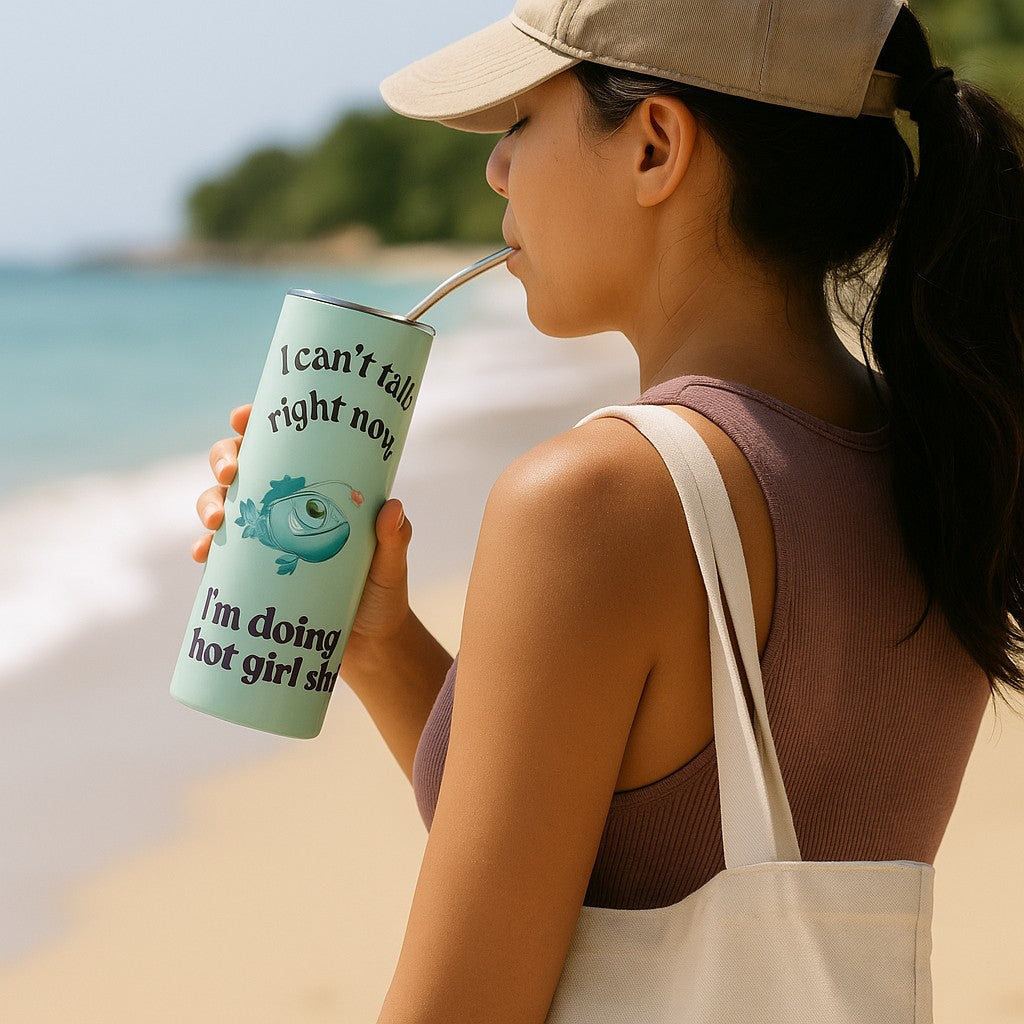 Doin' Hot Girl Shit - Vaso de acero inoxidable