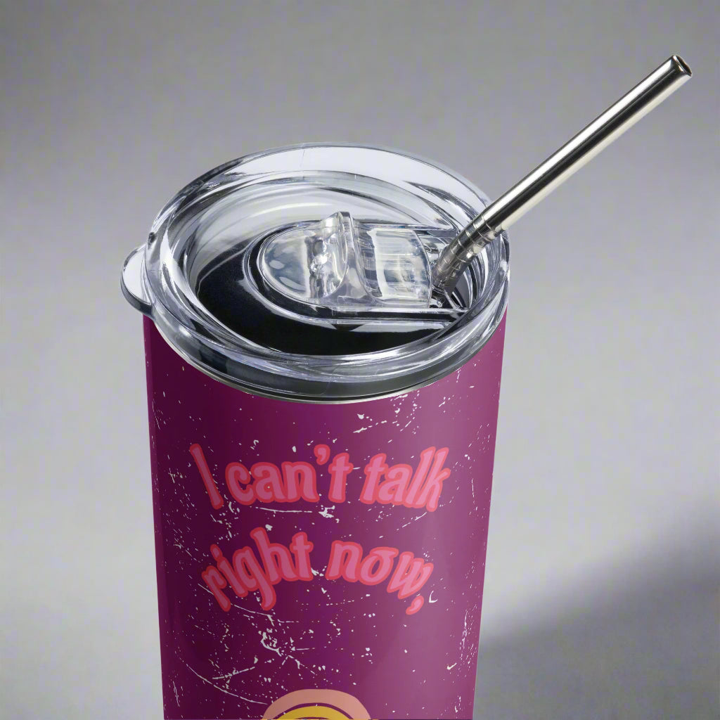 💅 "I Can't Talk Right Now – I'm Doing Hot Girl Sh*t" Tumbler (20oz)